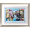 Image 1 : Beautiful Colorful Etching Signed Limited Ed Venice