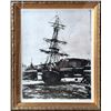 Image 2 : Claude Monet c.1924  Original Engraving RARE Collectible Bateau Echoue Fecamp Modern Master