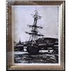 Image 3 : Claude Monet c.1924  Original Engraving RARE Collectible Bateau Echoue Fecamp Modern Master