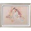 Image 1 : Ayers Asian Style Large Serigraph Rare Find