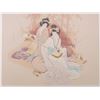 Image 2 : Ayers Asian Style Large Serigraph Rare Find