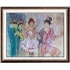 Image 1 : Susan Sahall Rare Embellished Limited Edition Impressionism Watercolor Style