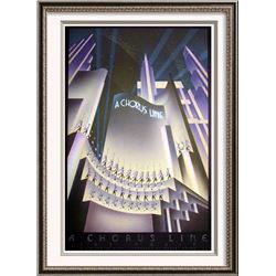 ROBERT HOPPE CHORUS LINE LITHOGRAPH ON PAPER