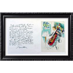 Jacques Villon Homage Dufy Plate Signed Litho Collectible Museum Artist