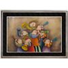 Image 1 : Abstract Figures Concert Signed Original Canvas Painting