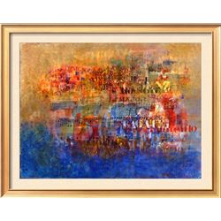 MUSICAL ABSTRACT ORIGINAL WATERCOLOR ON PAPER SALE