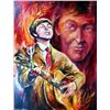 Image 2 : Paul Mccartney Abstract Palette Knife Original Canvas