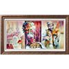 Image 1 : Beautiful Palette Knife Original Signed Painting on Canvas Israeli Artist Dealer Sale