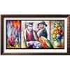 Image 1 : Textured Impressionistic Palette Knife Original Signed Painting on Canvas Israeli Artist Dealer Sale