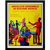 Image 1 : Kostabi Absolute Vodka Poster Rare Find Pop Lovers