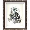 Image 1 : Litho Signed Old Man playing Violin Detailed Limited Edition