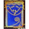 Image 2 : Opus Colorful Bold Mixed Media Modern Painting Signed Original Art Canvas