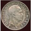 Albania 1937, Silver 1 Franga Ari, Anniversary issue, Grade AU