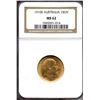 Australia 1910 S,  Gold Sovereign, Edward VII, NGC MS-62