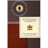 Image 2 : Canada 2001, Gold 1/4oz Maple Leaf, Special Hologram issue, PROOF with box and COA