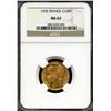 Image 1 : France 1835, Gold 100 Francs, Bazor, NGC MS-62