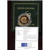 Image 2 : Great Britain 1995, Gold 2 Pounds PROOF, 50th Anniversary, Box and COA
