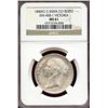 Image 1 : India 1840, Silver Rupee, Queen Victoria (young head) NGC MS-61