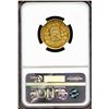 Image 2 : Netherlands 1851, Gold 10 Gulden, RARE, NGC MS-64