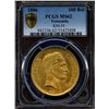 Image 1 : Venezuela 1886, Gold 100 Bolivares, PCGS MS-62