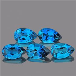 Natural London Blue Topaz 5.68 cts - Flawless