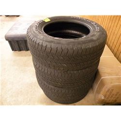 Qty 4 Goodyear SRA P265\65R18 tires