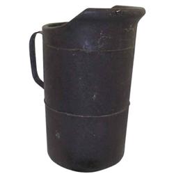 Fibre pitcher, marked  United Indurated Fiber Co., 11  H.