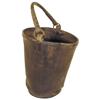 Image 1 : Leather fire bucket, 12"H.