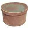 Image 1 : Round pantry box, red paint, 9" Dia.