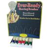 Image 1 : Die cut cdbd advertising display,  "EverReady" shaving brushes, w/box of brushes.