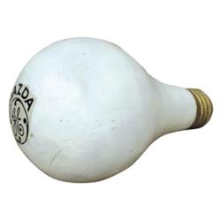 "Mazda" light bulb, oversize store advertising display, paper mache, 31"H.