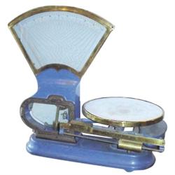 Country store 10# scale, " Computing Scale Co., Dayton, O." pat. 1890, damage on one casting.