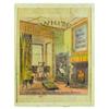 Image 1 : "White Sewing Machine" puzzle, 1883, good condition, framed between glass, 16" x 18".