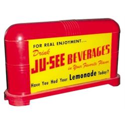 Light up sign for "Ju-See" beverages. C.1940.
