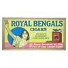 Image 1 : Framed litho on paper, "Royal Bengal Cigars,"21"W x 12"H, C. 1920.