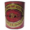 Image 1 : Salted Peanut Tin, "Buffalo Brand."  good condition, 9"H.