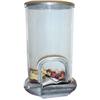 Image 1 : Country store glass cylinder bulk vendor, marked "Kuertz Potato Chip Co., Cincinnati, O." on bottom,