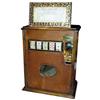 Image 1 : Coin operated "Kelley Puritan" trade stimulator, with poker reels, C.1910