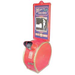 Coin operated Mutoscope viewing machine.