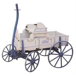 Child's  Ford  farm wagon, white w/blue trim, great condition, 40 L.