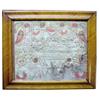 Image 1 : Hand decorated marriage certificate (some water staining) C.1800, 19"W x 16"H.