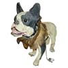 Image 1 : Bulldog "Growler" pull toy, dog growls when chain is pulled, C. 1890, 14" H.