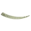 Image 1 : Ivory scrimshaw tusk w/lots of carving both sides & cribbage board, 2" repair on back, 21"L.