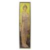 Image 1 : 1916 "Pabst Extract" yard long Victorian lady, framed,  8"W x 34"H."