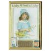 Image 1 : Framed Libby, McNeill & Libby 1916 calendar, glass on back to show adv., 12"W x 18"H.