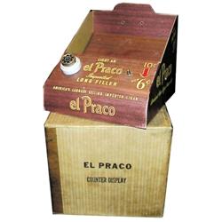  El  Praco  advertising elec. Cigar lighter, cardboard w/box, C.1940