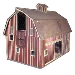 Wonderful handmade  Moran  miniature barn, Charles Petrovich, 42 W x 53 L.