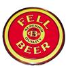 Image 1 : Fell Beer round tin sign, C.1930. 14"Dia.