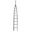Image 1 : Old tapered apple ladder in excellent condition, 142"L.