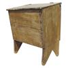 Image 1 : Primitive pine wood box w/lift top, 31" H.